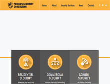 Tablet Screenshot of phillipssecurityconsulting.com